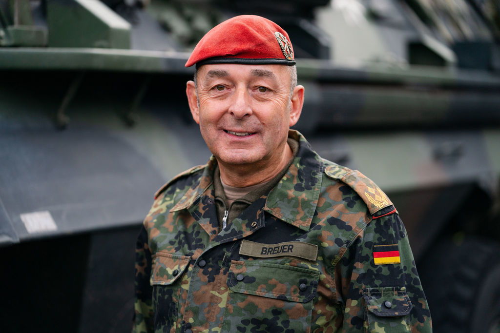 Erfahrener Organisator: Carsten Breuer ist seit 1984 in der Bundeswehr.